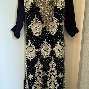 Elegant Navy Blue Dress